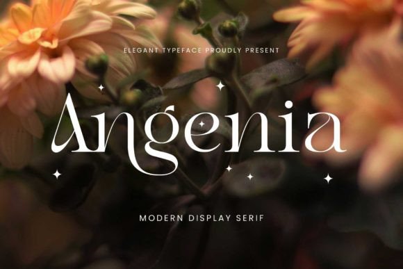 Angenia: A Modern Serif Font for Editorial Beauty