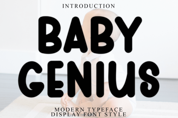 Baby Genius: A Stylish Display Font for Modern Web Design