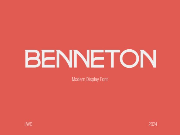 Benneton: A Sophisticated Display Font for Modern Editorial Design