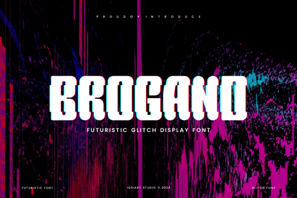 Brogand: The Futuristic Display Font for Modern Tech Branding