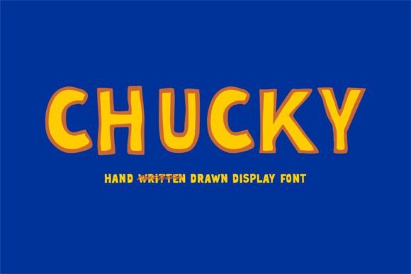Chucky: The Playful Display Font for Bold Branding