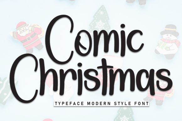 Comic Christmas: The Bold Handwritten Typeface for Holiday Creations