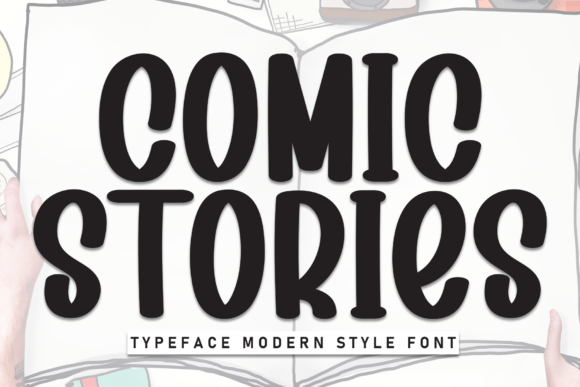 Comic Stories: The Bold Display Font for Creative Crafters