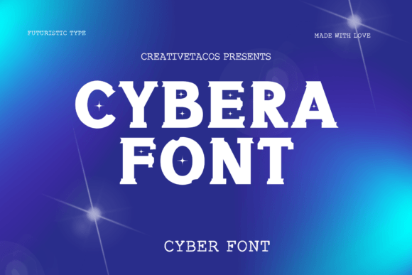 Cybera Typeface: A Bold Font for Modern Brand Identity
