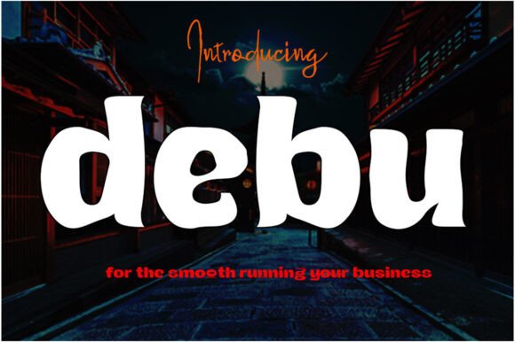 Debu: A Premium Handwritten Display Font for Creative Campaigns