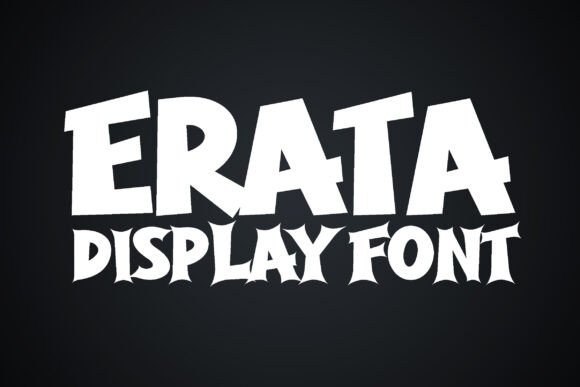 Erata: The Bold Display Typeface for Campaigns That Demand Attention