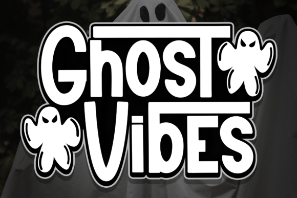 Ghost Vibes: The Fun Display Font for Spooky Brand Identity