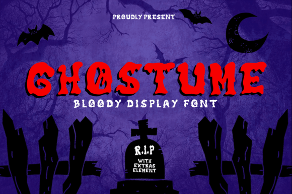 Ghostume: The Spine-Chilling Display Font for Viral Campaigns