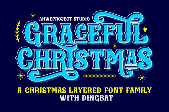 Graceful Christmas: The Premium Display Font for Festive Branding