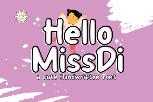 Hello Missdi: A Whimsical Display Font for Modern Web Design