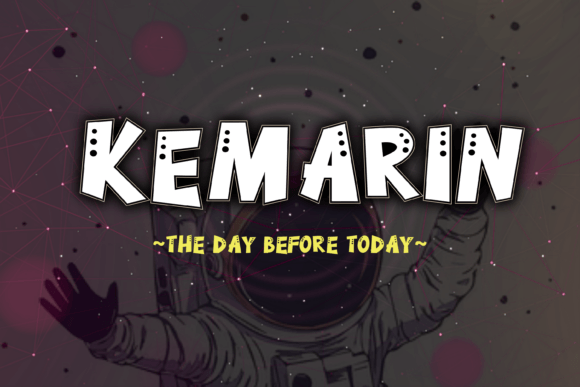 Kemarin: The Bold Display Typeface for Modern Editorial Design