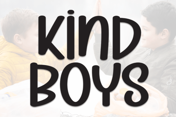 Kind Boys: The Playful Display Font for Modern Campaigns