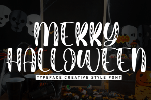 Merry Halloween: A Bold Handwritten Display Font for Editorial Design