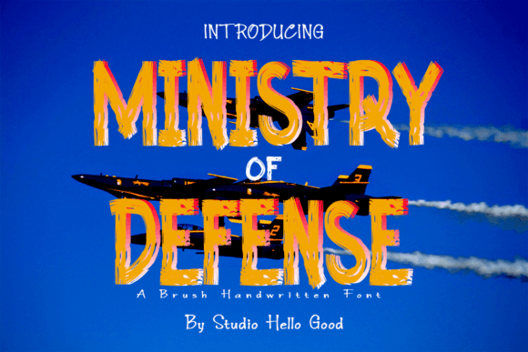 Ministry of Defense: The Bold Typeface for High-Impact Campaigns