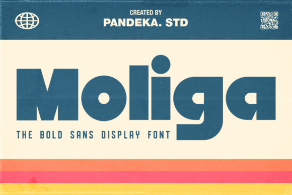 Moliga: A Mid-Century Sans Serif Typeface for Modern Branding
