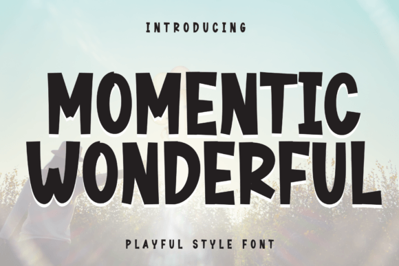 Momentic Wonderful: A Bold Display Font for Creative Makers