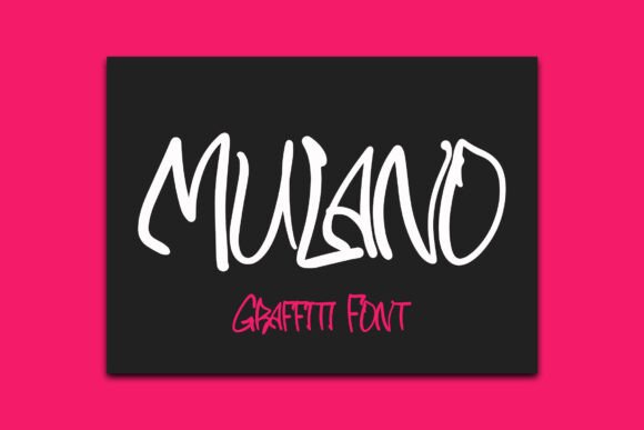 Mulano: The Bold Graffiti Font for Urban Brand Identity