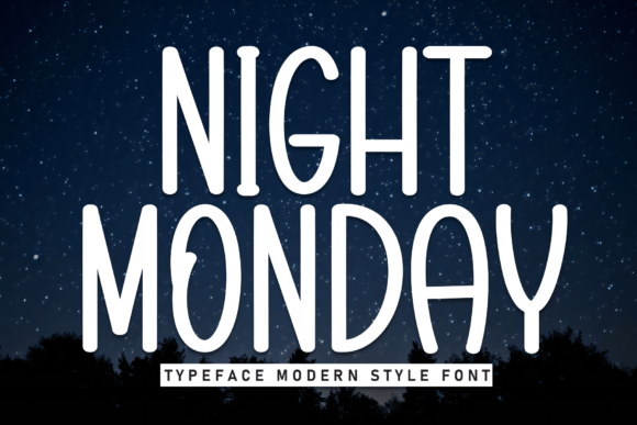 Night Monday: A Handmade Display Font for Modern Web Design