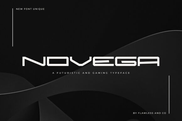 Novega: A Dynamic Display Font for Modern Creators