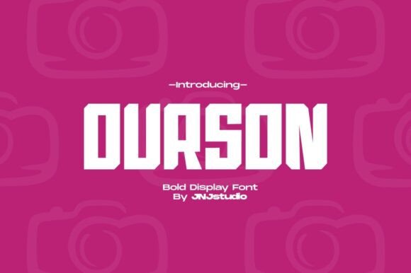 Ourson: A Bold Display Typeface for Modern Editorial Design