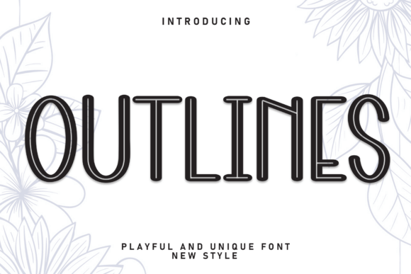 Outlines: A Bold Display Font for Standout Branding