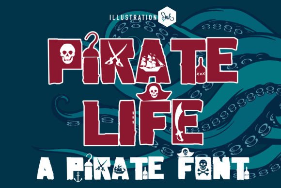 Pirate Life: A Decorative Typeface for Adventurous Editorial Design