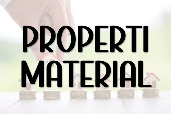Properti Material: The Quirky Display Typeface for Editorial Design