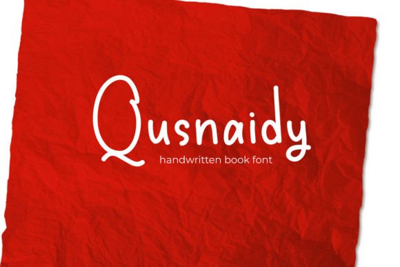 Qusnaidy: The Elegant Handwritten Typeface for Editorial Design