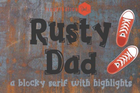 Rusty Dad: The Bold Serif Font for Rugged Brand Campaigns