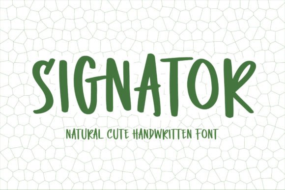 Signator: The Playful Handwritten Font for Modern Branding