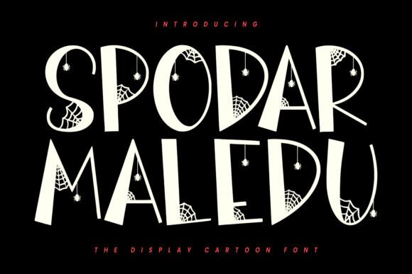 Spodar Maledu: The Spooky Display Font for Editorial Horror