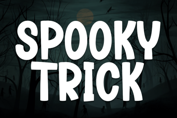 Spooky Trick: A Whimsical Display Font for Handmade Creators