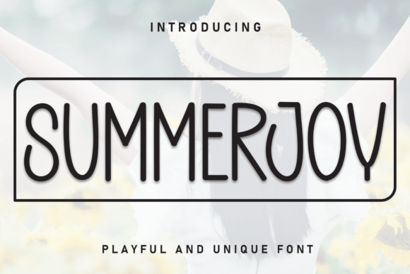 Summerjoy: The Handwritten Display Font for Cheerful Campaigns