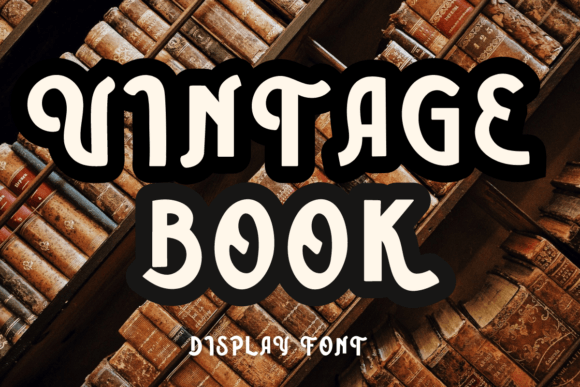 Vintage Books: The Perfect Display Font for Digital Branding