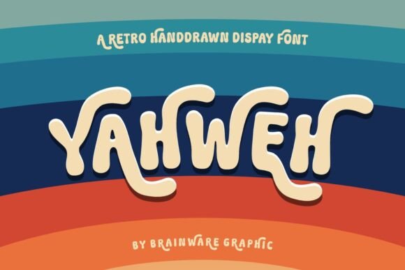 Yahweh: A Retro Hand-Drawn Display Font for Bold Branding