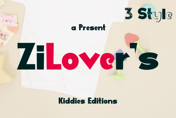 Zilovers: The Whimsical Typeface for Joyful Branding